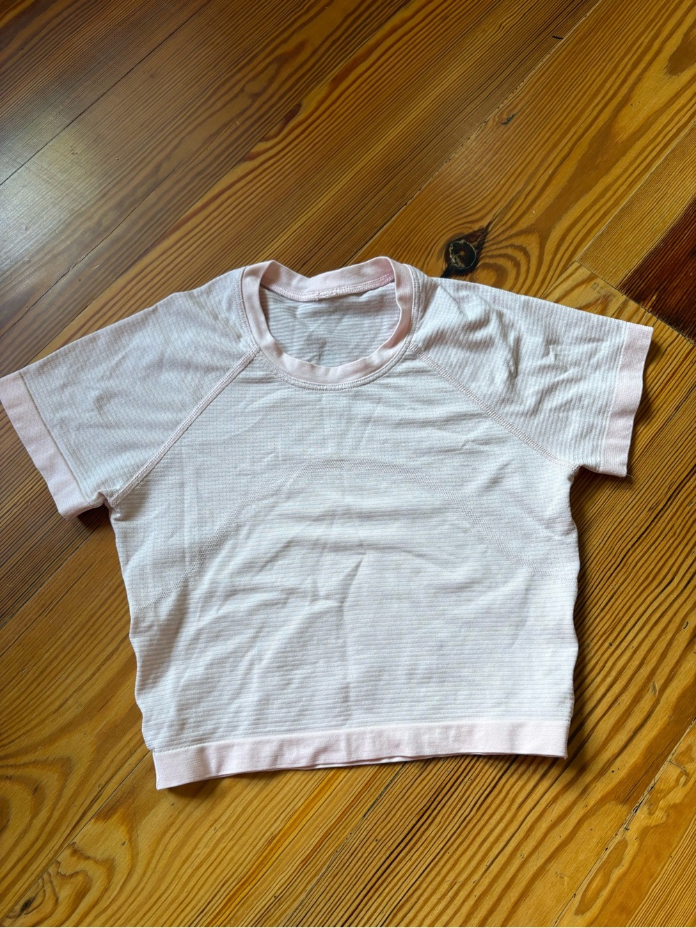 lululemon athletica Light Pink Women’s Short Sleeve Ribbed Tee